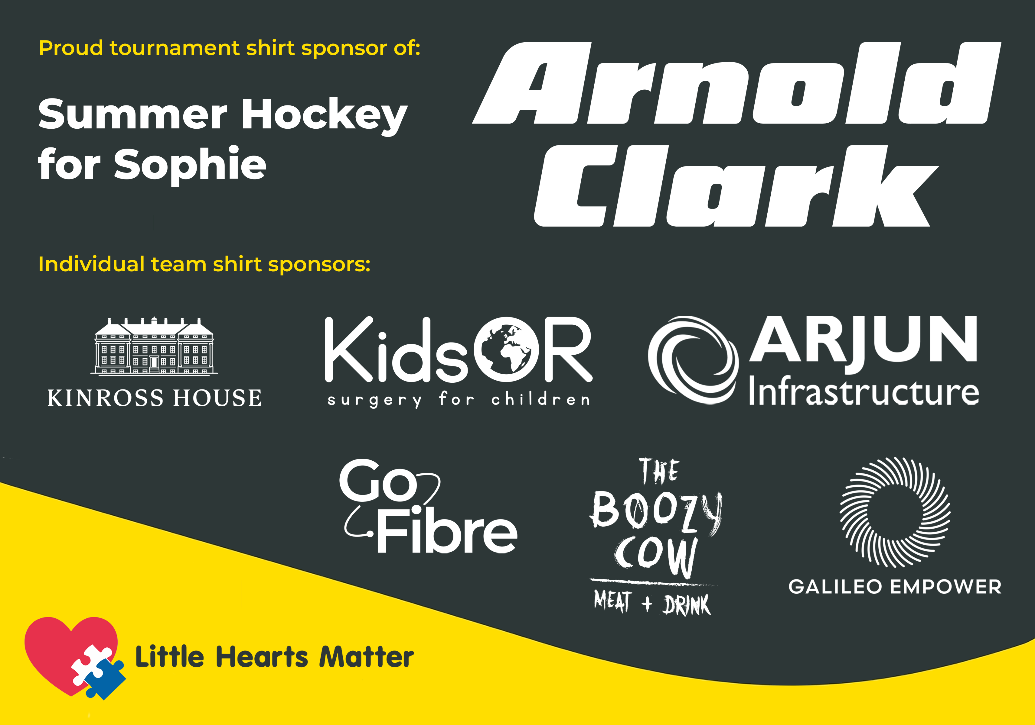 Sponsors of Summer Hockey for Sophie