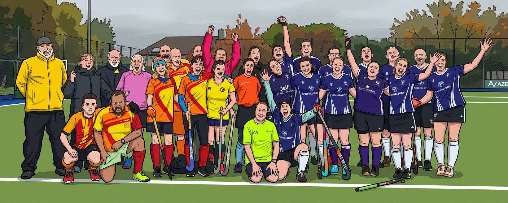 Teams taking part in Summer Hockey for Sophie